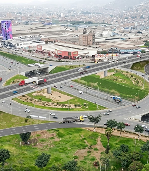 Vista aérea del Anillo Vial Periférico